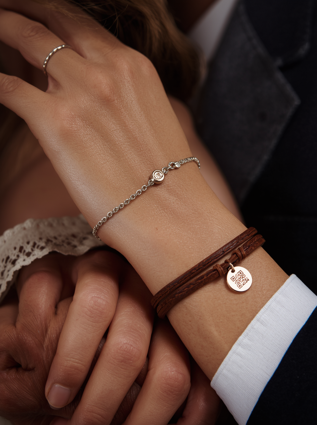 Pulseira QR personalizada